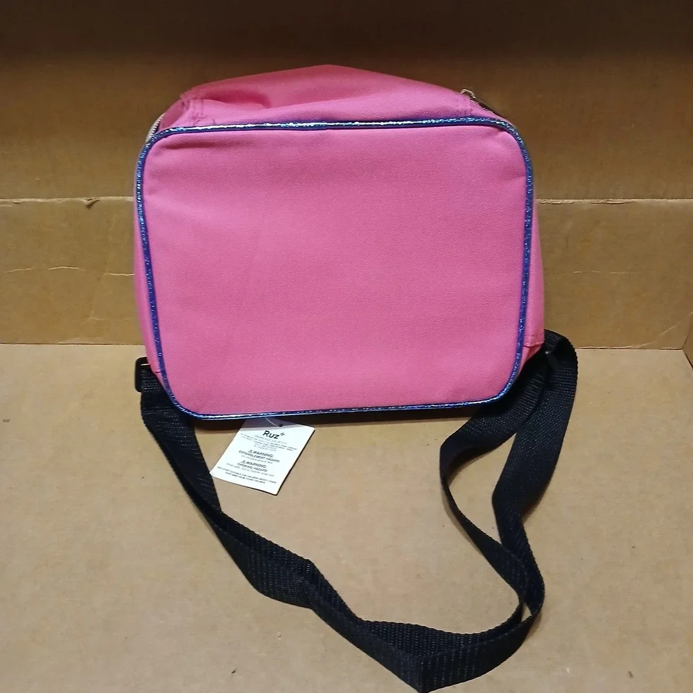 LOL Surprise Insulated Lunch Bag Pink Glitter Girl Characters Shoulder Strap
